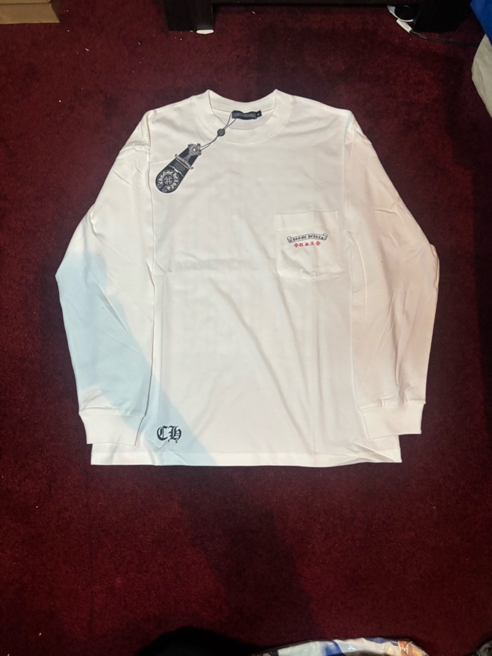 Chrome Hearts White Longsleeve